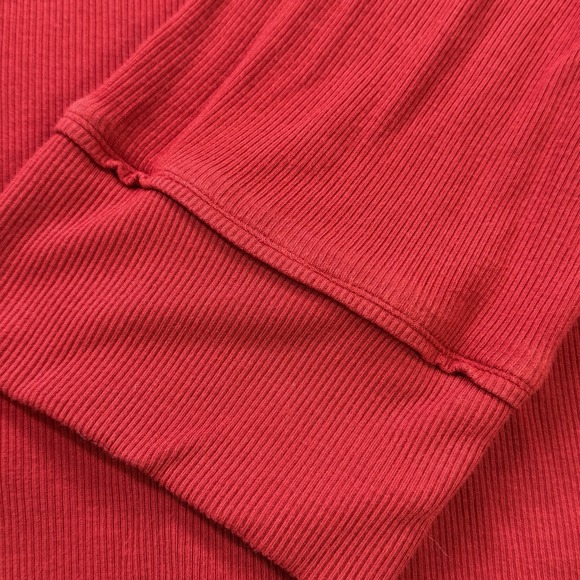 Skims Soft Lounge Button Front Top Women's XXL Red Long Sleeve‎ Loungewear Shirt - Picture 6 of 8